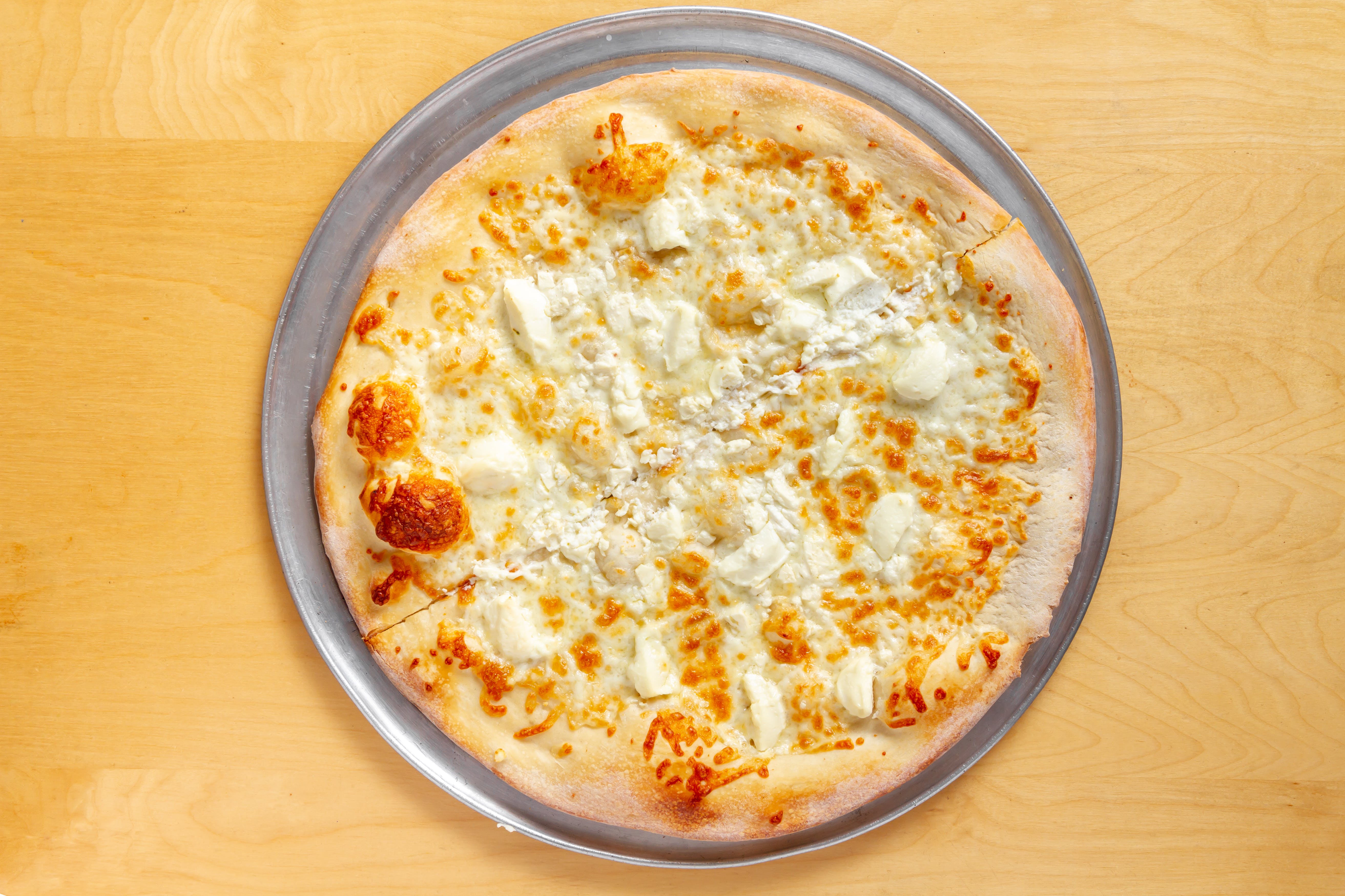 Order Cheesy Cheesy Pizza - 12'' food online from My Three Sons store, Edgewood on bringmethat.com