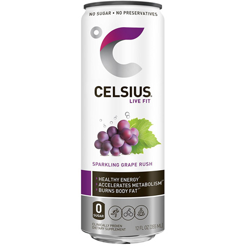 Order Celsius Sparkling Grape 12oz food online from 7-Eleven store, Houston on bringmethat.com