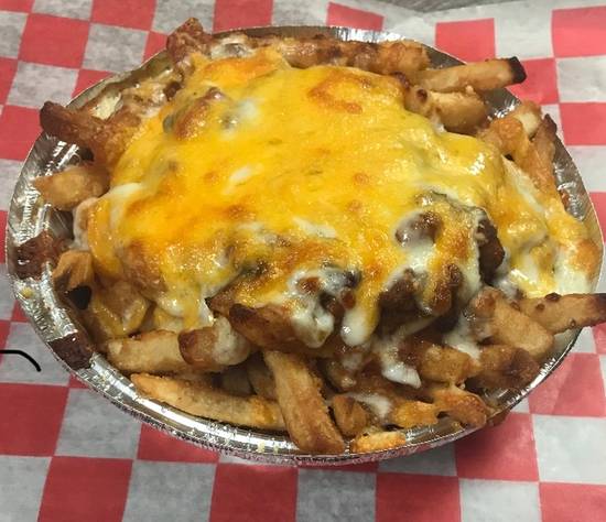 Order Chili Cheese Fries (Small) food online from Checkers Pizza store, Manchester on bringmethat.com