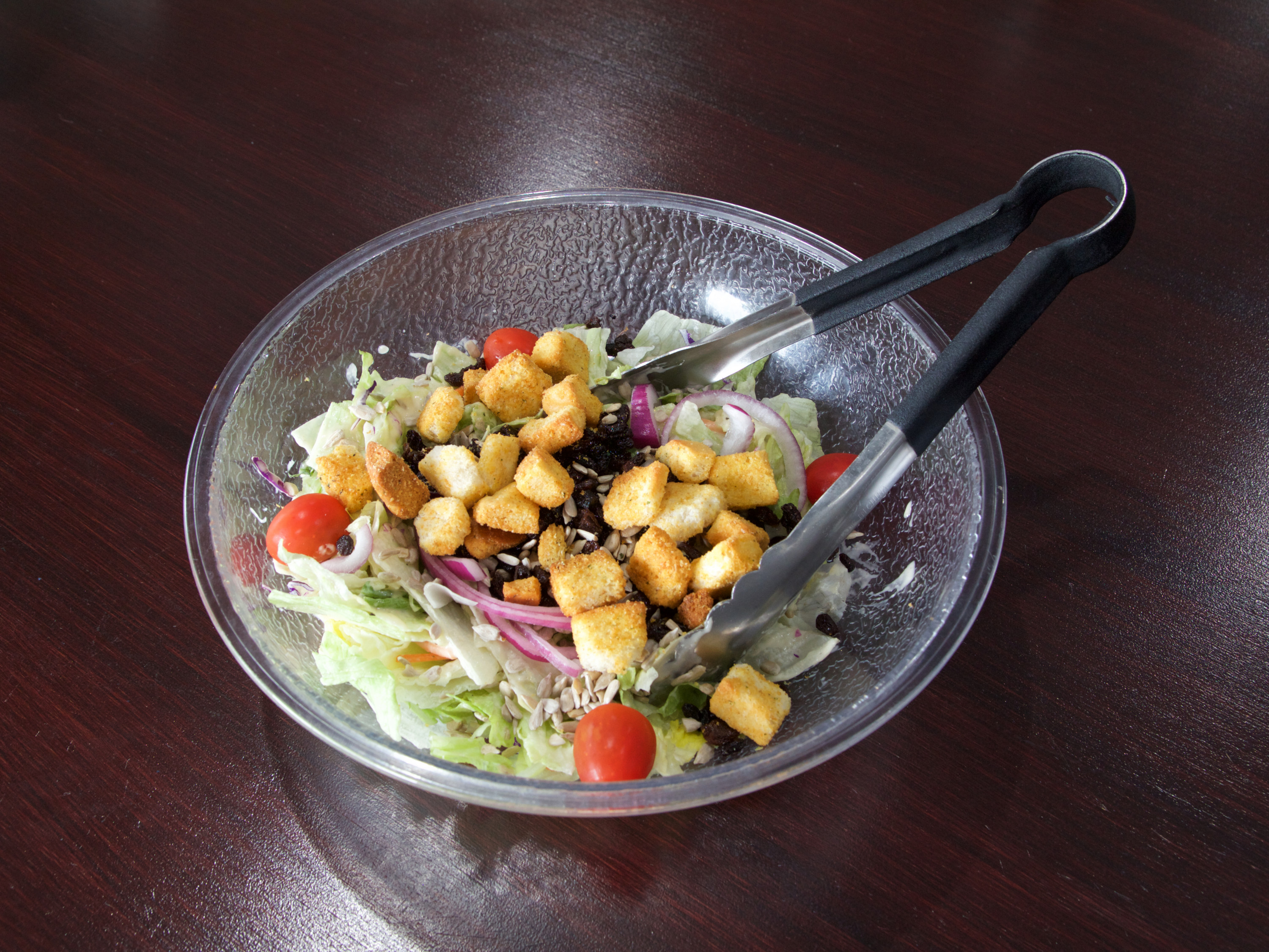 Order Cafe Salad (entre size) food online from Strings Italian Cafe store, Modesto on bringmethat.com