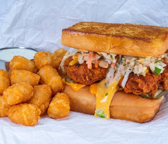 Order BEYOND® THE CHEESY CHICK COMBO food online from Bad Mutha Clucka store, Mohegan Lake on bringmethat.com
