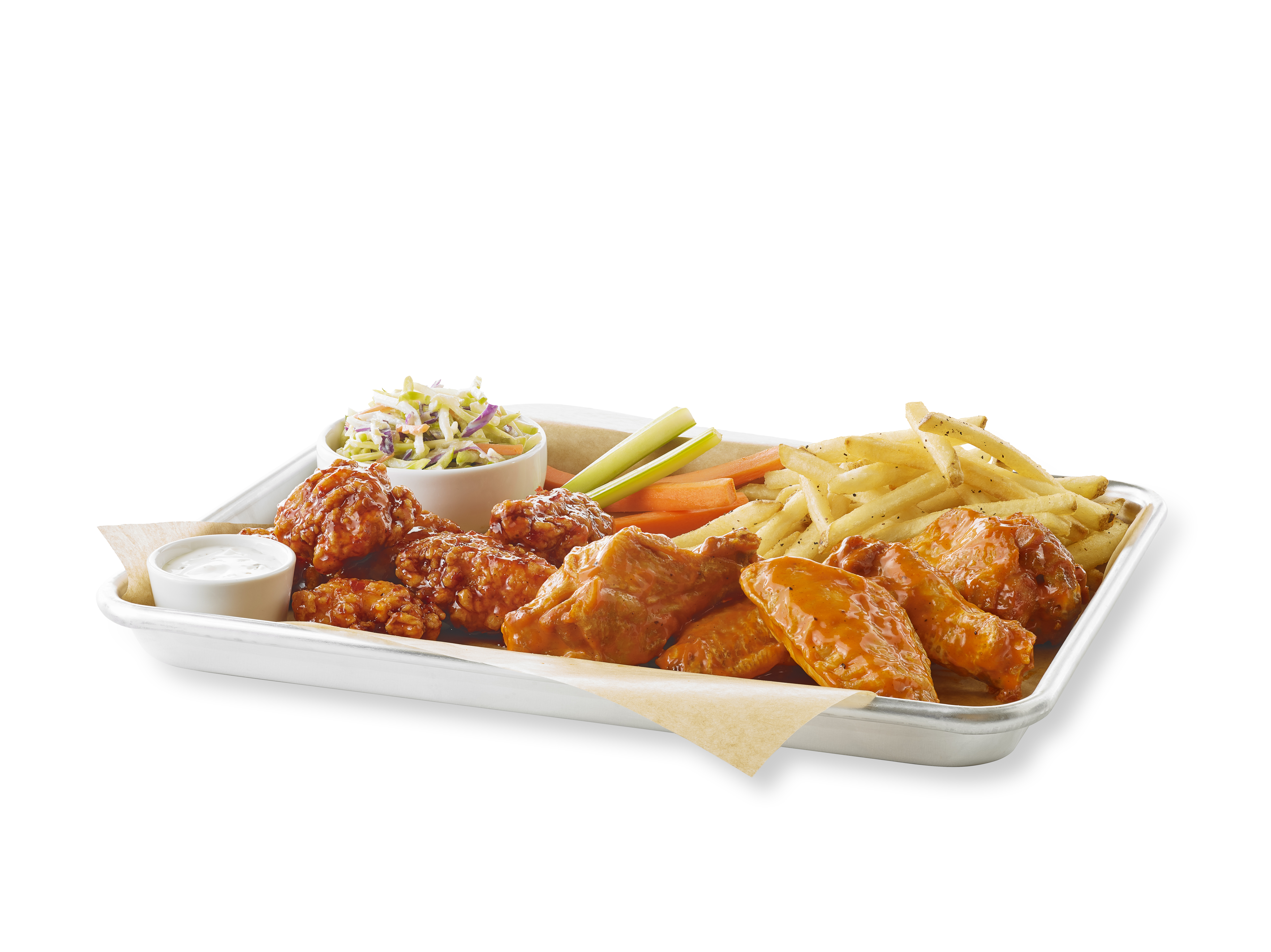 Order Traditional & Boneless Wings Combo food online from B-Dubs Express store, Minneapolis on bringmethat.com