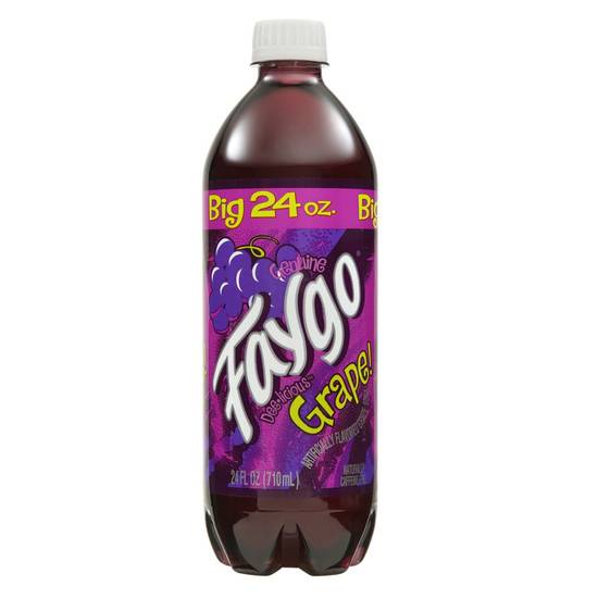 Order Faygo Grape Straight Steel Soda Pop Can food online from Exxon Food Mart store, Port Huron on bringmethat.com