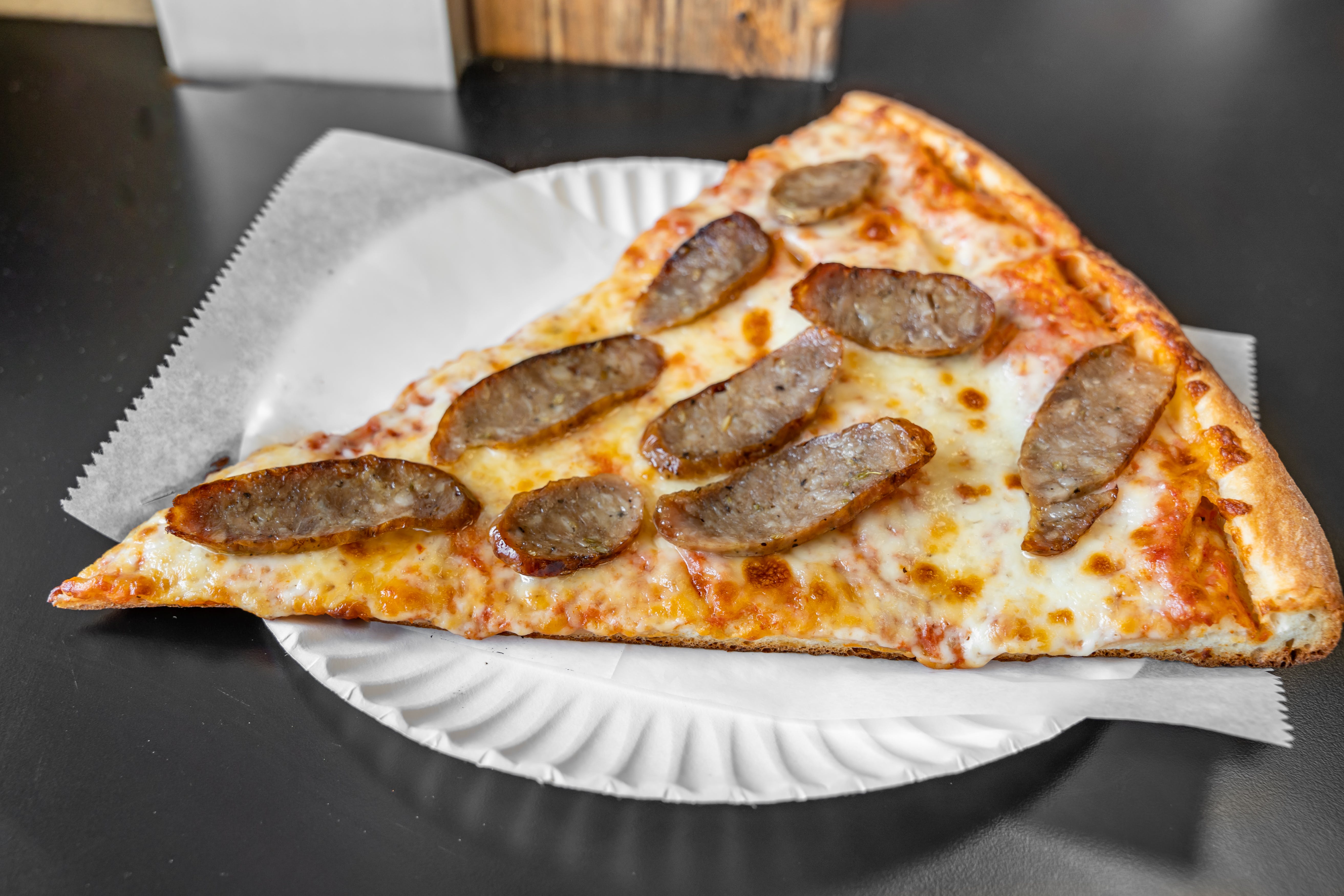 Order Sausage Pizza - Small 14" food online from Linda's Pizza store, Bronx on bringmethat.com