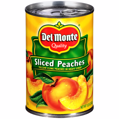 Order Del Monte Sliced Peaches 15.25oz food online from 7-Eleven store, Red Oak on bringmethat.com