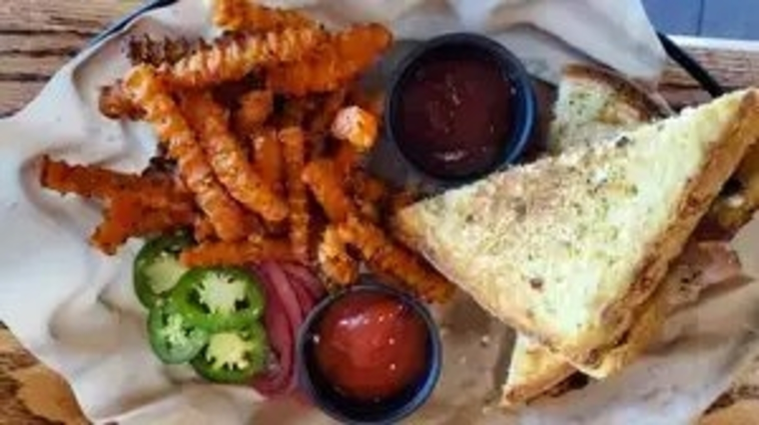 Order Brisket Grilled Cheese food online from The Brass Tap store, Vineland on bringmethat.com