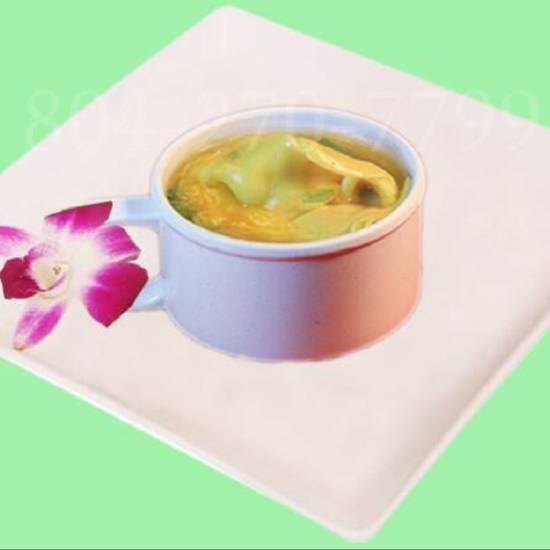 Order Wonton Egg Drop Soup  food online from Hibachi Sushi & Supreme Buffet store, Richmond on bringmethat.com