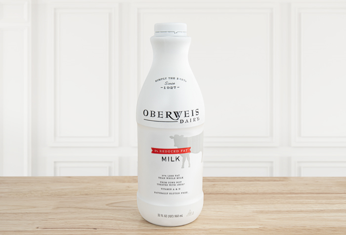Order Reduced Fat Milk food online from Oberweis Dairy store, Mokena on bringmethat.com