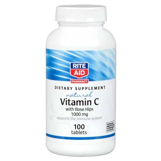 Order Rite Aid Vitamin C 1000mg (100 ct) food online from Rite Aid store, Palm Desert on bringmethat.com