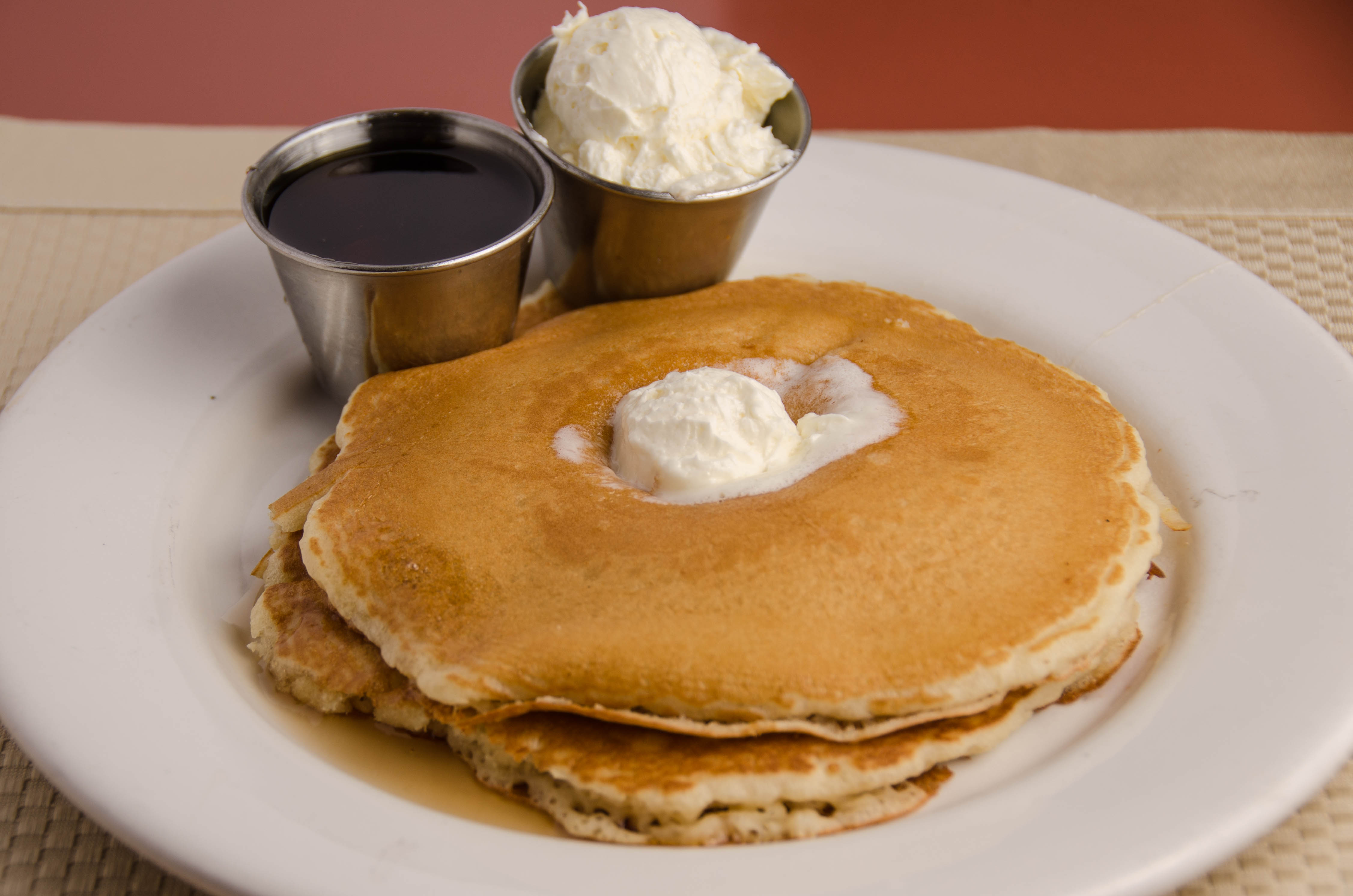 Order Old Fashioned Buttermilk Pancakes food online from Lulu's Restaurant store, Van Nuys on bringmethat.com