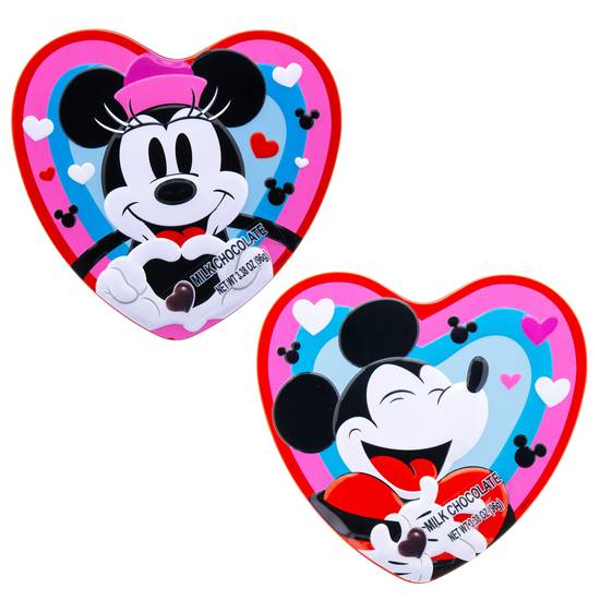 Order MICKEY/MINNIE HEART TIN ASSORTMENT WITH 12PC CHOCOLATE food online from CVS store, LAUREL on bringmethat.com