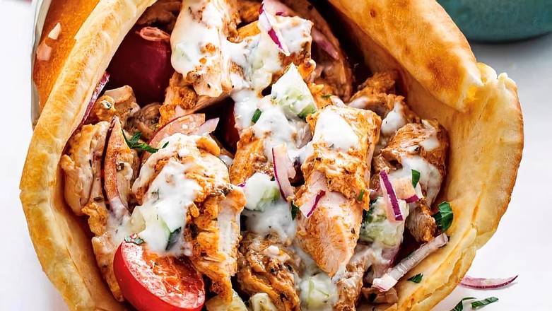 Order Chicken Gyro food online from Salahs Halal Food store, Suffolk County on bringmethat.com
