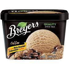 Order 1.5 QT breyers COFFEE Ice Cream food online from The Ice Cream Shop store, Providence on bringmethat.com