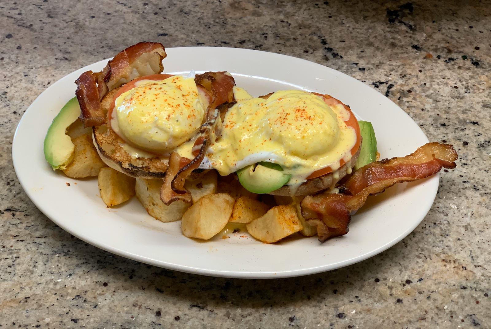Order California Benedict food online from Hapgoods store, Mountain Lakes on bringmethat.com