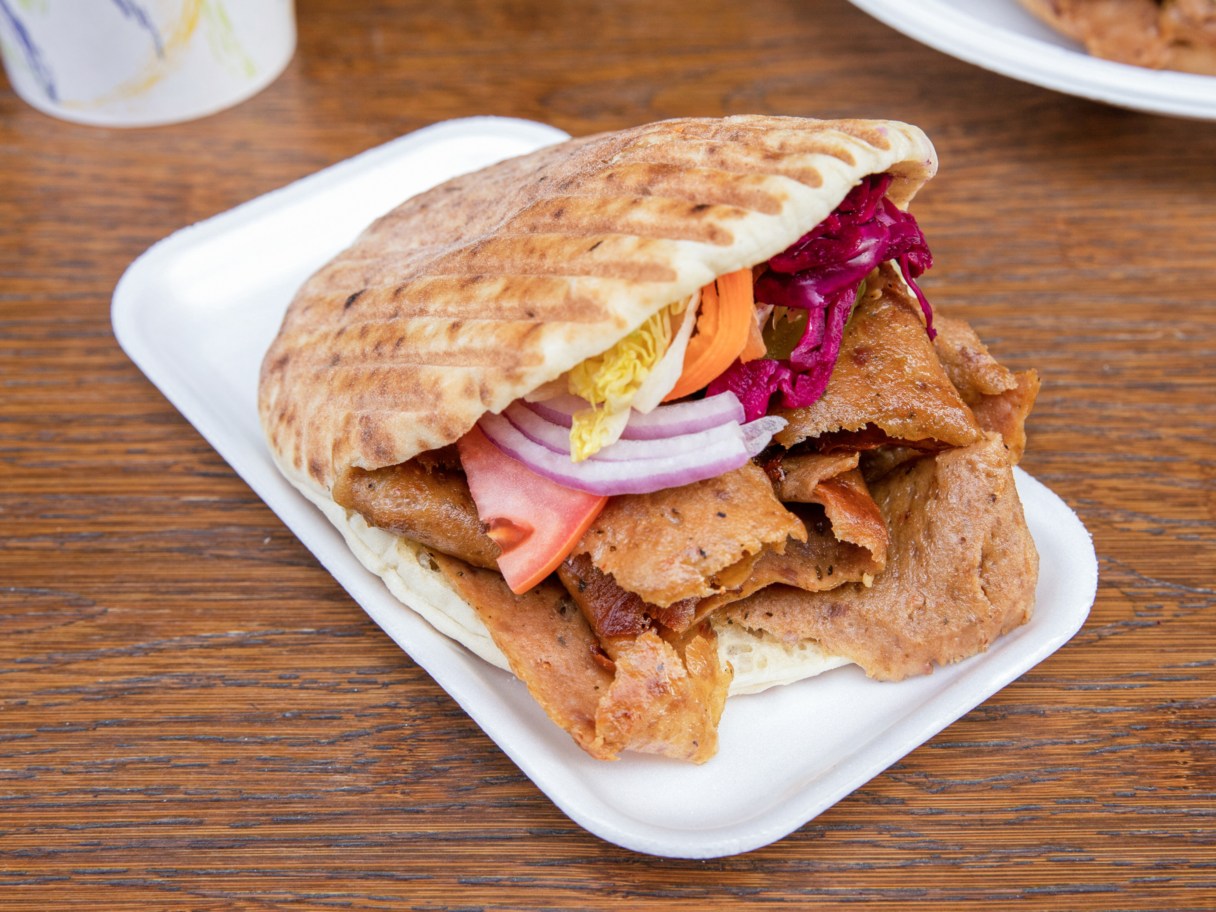 Order Beef Doner Pita food online from Berlin Doner store, New York on bringmethat.com