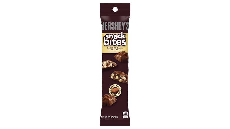 Order Hershey'S Snack Bites With Milk Chocolate & Almond Cluster Packet food online from Trumbull Mobil store, Trumbull on bringmethat.com