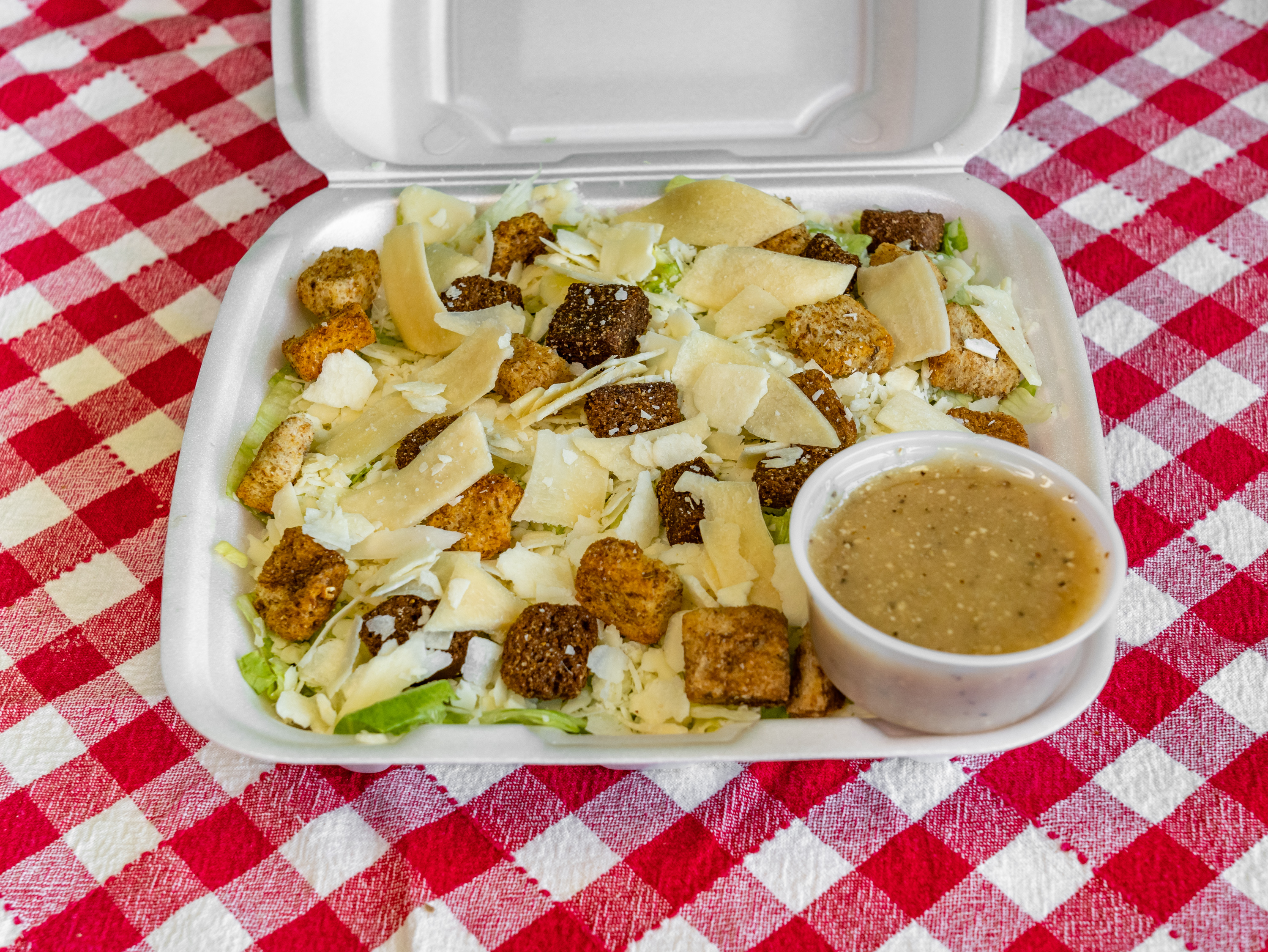 Order The Caesar Salad food online from What Up Dough Pizzeria store, Utica on bringmethat.com