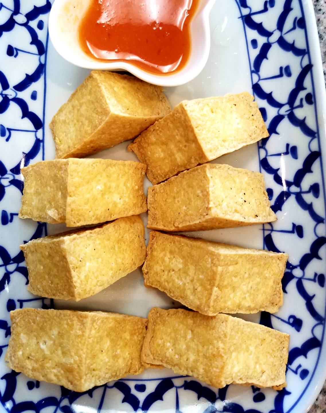 Order 2. Ten Pieces Fried Tofu food online from Sizzling Wok store, Long Beach on bringmethat.com