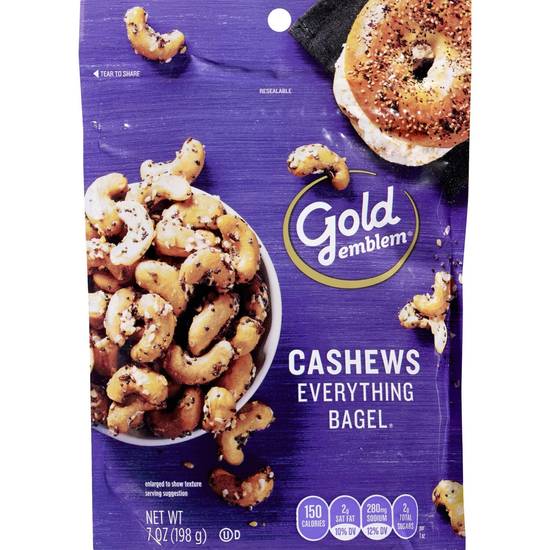 Order Gold Emblem Everything Bagel Cashews, 7 OZ food online from Cvs store, SUNNYVALE on bringmethat.com