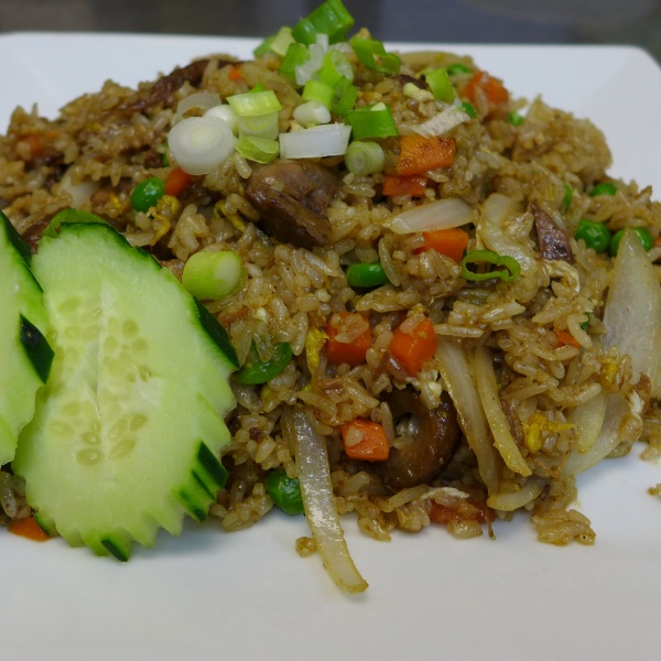 Order R7. Duck Fried Rice food online from S!!! Thai Food store, Temecula on bringmethat.com