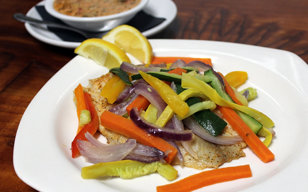 Order Tilapia Primavera food online from Tito Mexican Restaurant store, Spring Hill on bringmethat.com