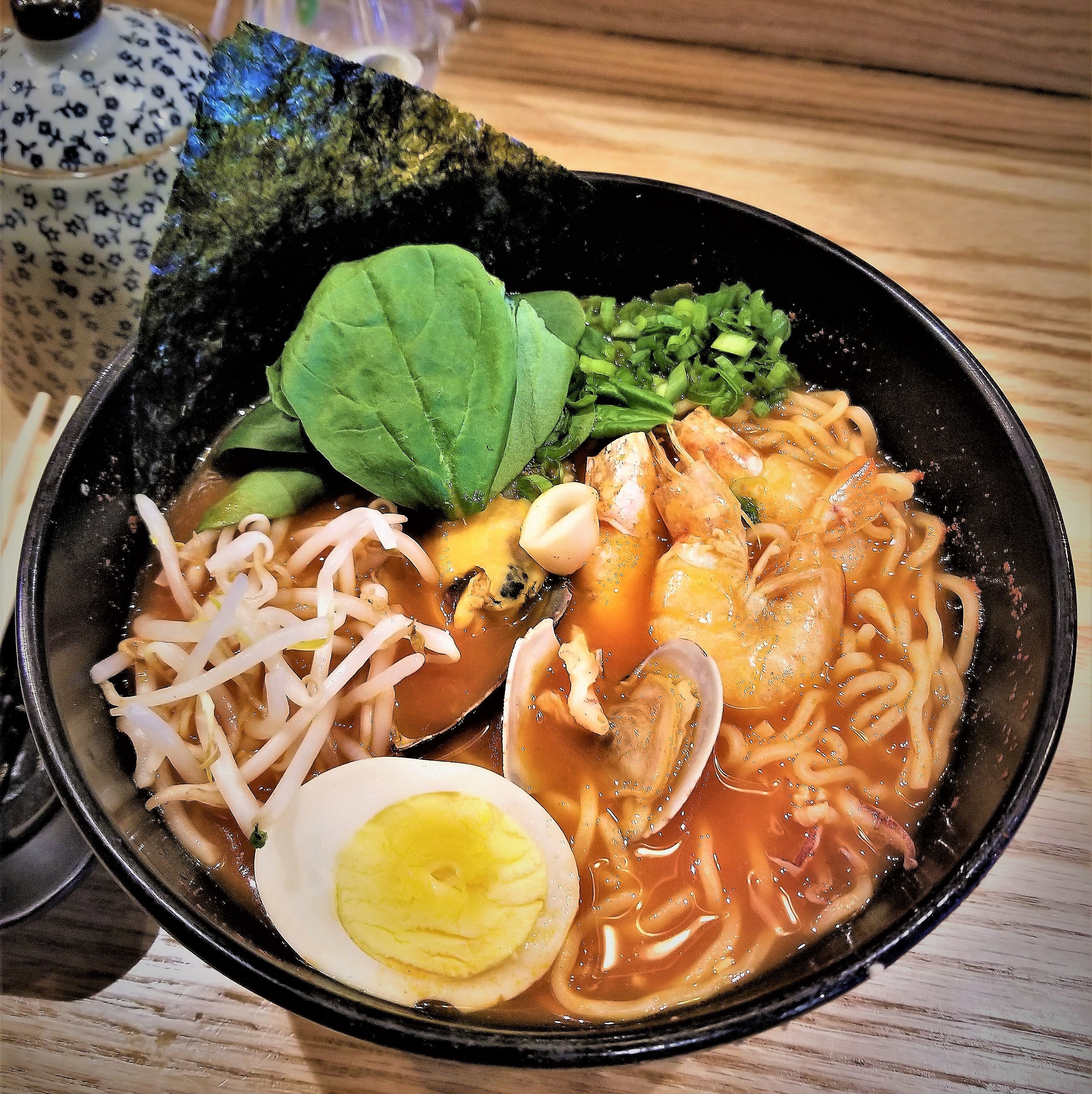 Order Seafood Ramen food online from Yoshi Ramen And Sushi store, Daly City on bringmethat.com