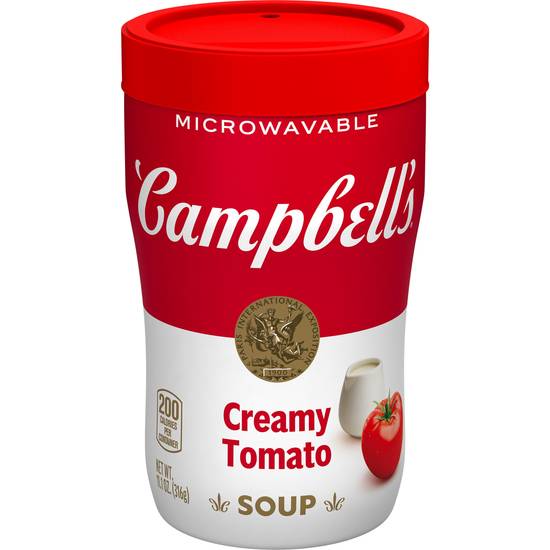 Order Campbell's Sipping Soup, Creamy Tomato Soup, 11.1 Oz Microwavable Cup food online from Cvs store, ARCADIA on bringmethat.com