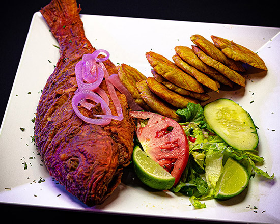 Order Chillo Frito food online from Versace Dominican Restaurant store, Lilburn on bringmethat.com