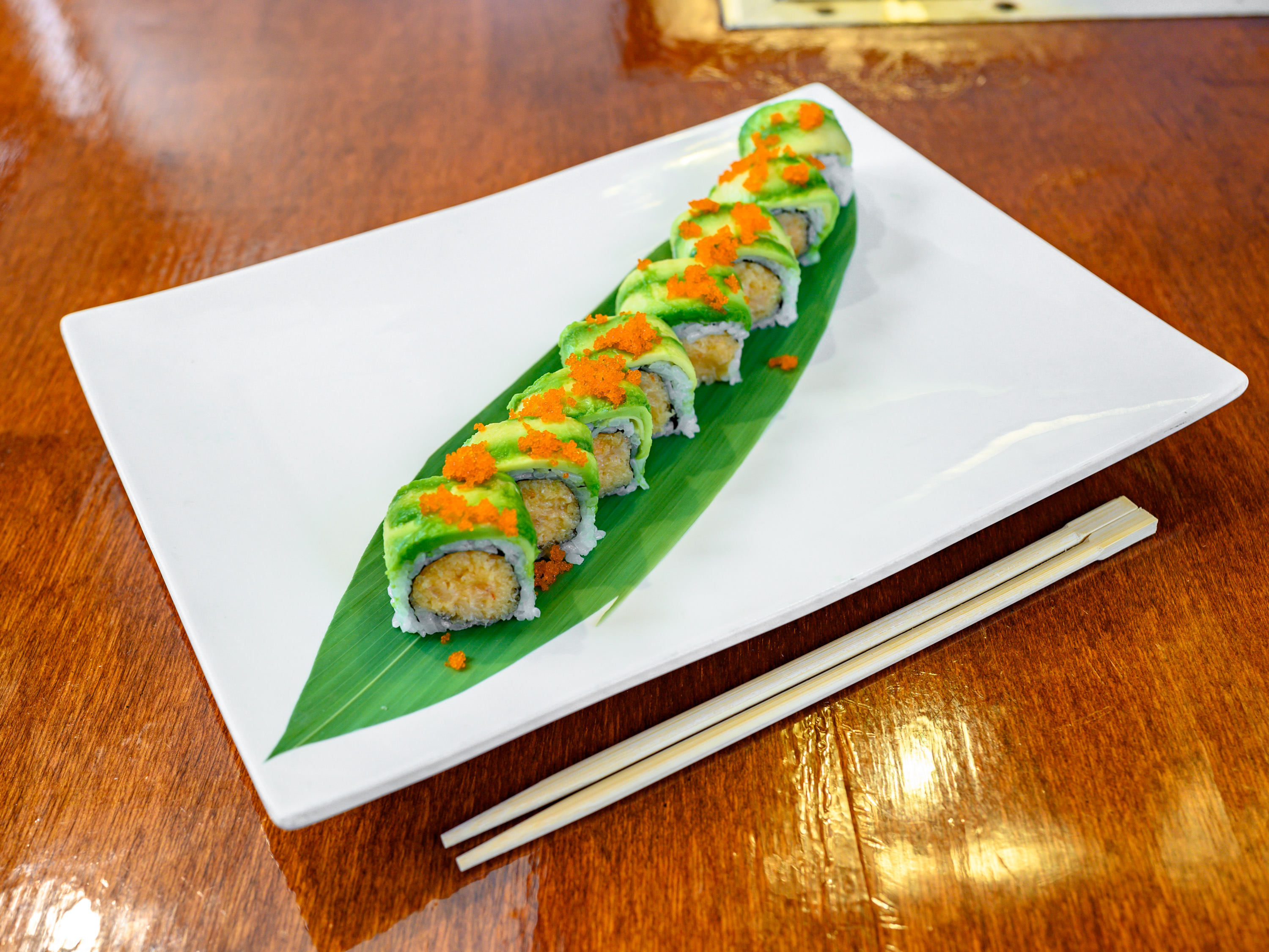 Order Happy Special Roll  food online from Sakura Japanese Steakhouse & Sushi Bar store, Henrico on bringmethat.com
