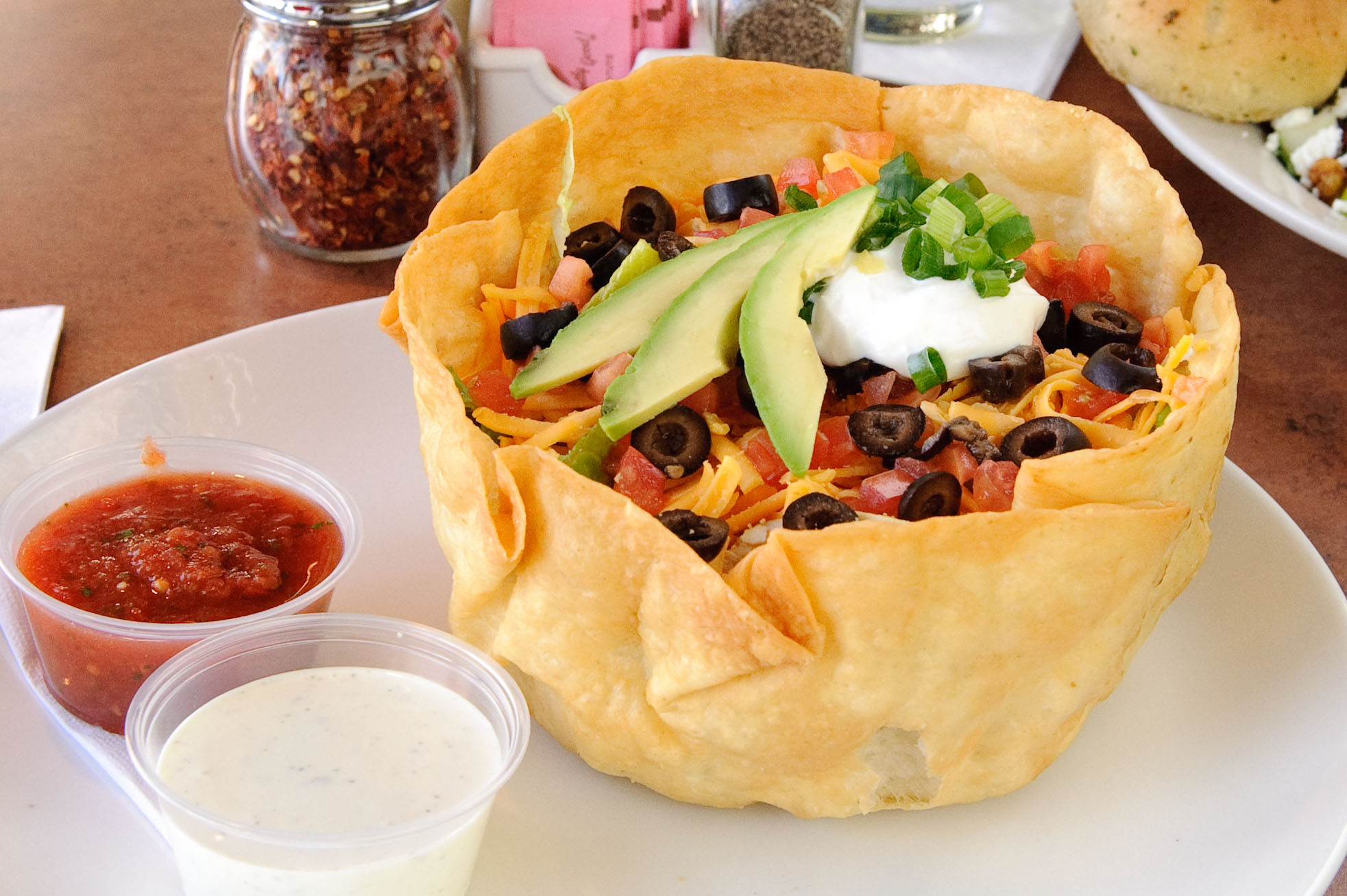 Order Taco Salad  food online from Stone Canyon Pizza store, Kansas City on bringmethat.com