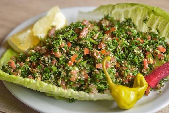 Order Tabouleh Salad food online from Green Corner Restaurant store, Chandler on bringmethat.com