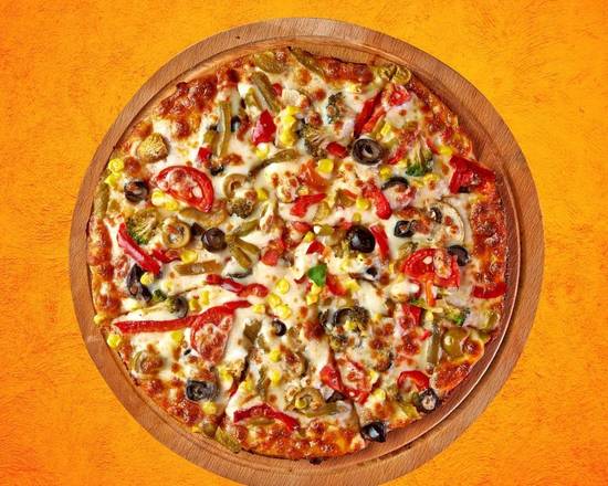 Order 18"Veggie Mania  Pizza food online from Pizza Possessed store, Holly Springs on bringmethat.com