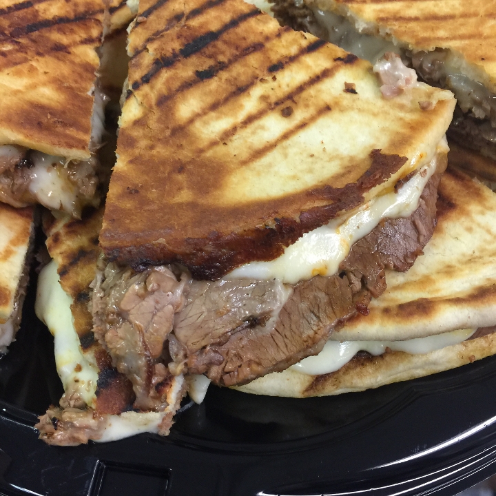 Order Beef Brisket Melted Muenster Panini food online from East Coast Catering & Cafe store, Bayonne on bringmethat.com