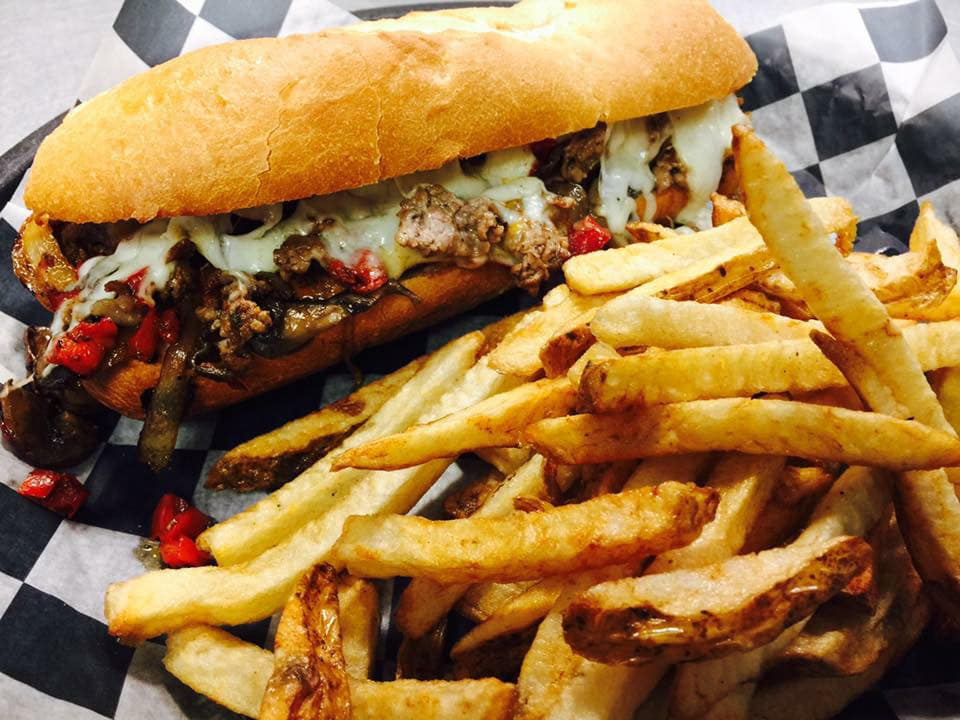 Order Philly Cheese Steak food online from Mojo Pub -N- Grill store, Youngstown on bringmethat.com