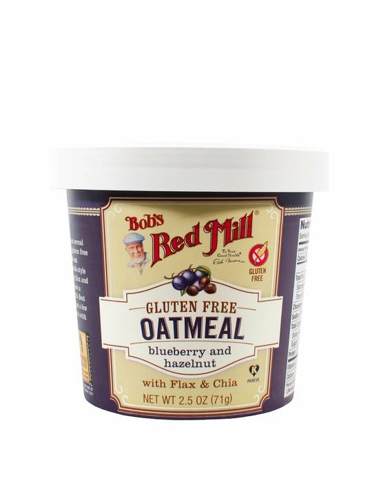 Order Bob's Oatmeal Cup - Blueberry & Hazelnut food online from IV Deli Mart store, Goleta on bringmethat.com