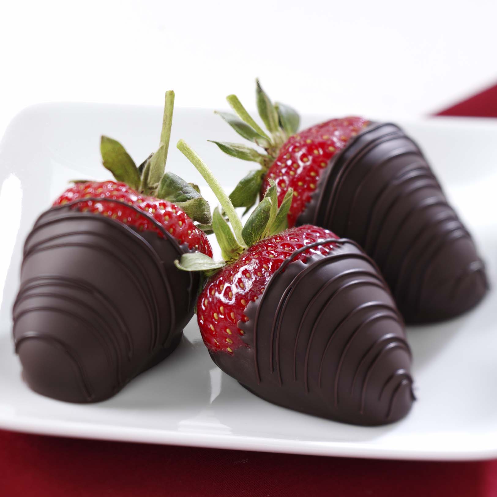 Order Dark Chocolate Covered Strawberries food online from Russell Stover Chocolates store, Omaha on bringmethat.com