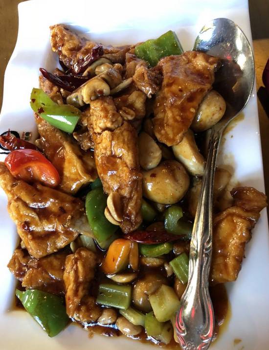 Order Kung Pao Tofu food online from Lao Sze Chuan store, Downers Grove on bringmethat.com