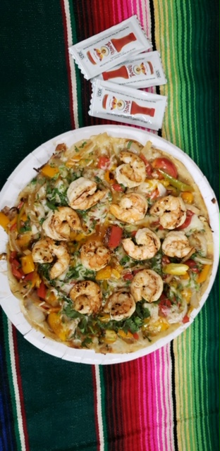 Order Shrimp Pizza food online from Taqueria El Tapatio 7 store, Oxnard on bringmethat.com