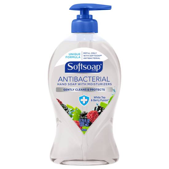Order Softsoap Antibacterial Liquid Hand Soap Pump, White Tea and Berry, 11.25 OZ food online from CVS store, INGLEWOOD on bringmethat.com