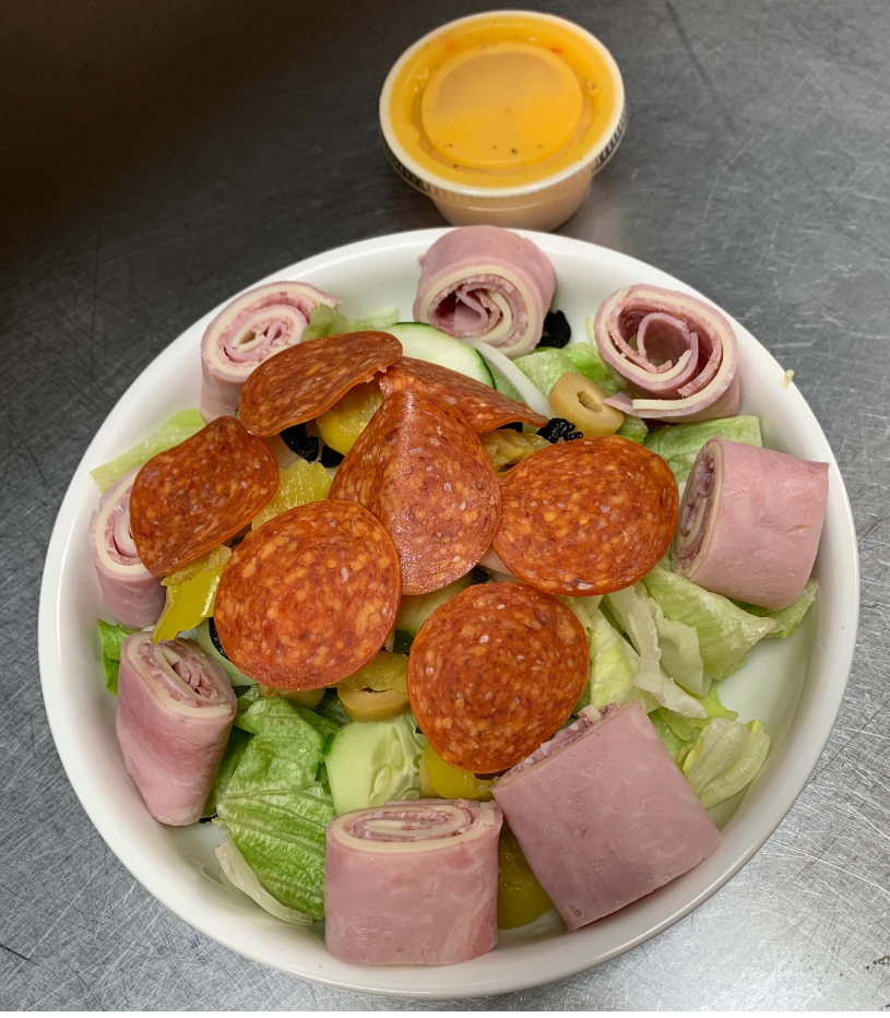 Order Small Antipasto Salad food online from Divano Pizza store, Garner on bringmethat.com