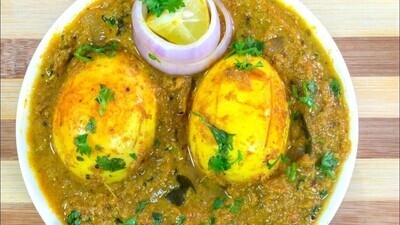 Order Chettinadu Egg Curry food online from Peacock Indian Cuisine store, Plano on bringmethat.com