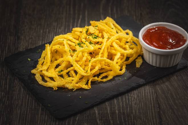 Order Shoestring Onion Rings food online from Big Ez Seafood & Oyster store, Kenner on bringmethat.com