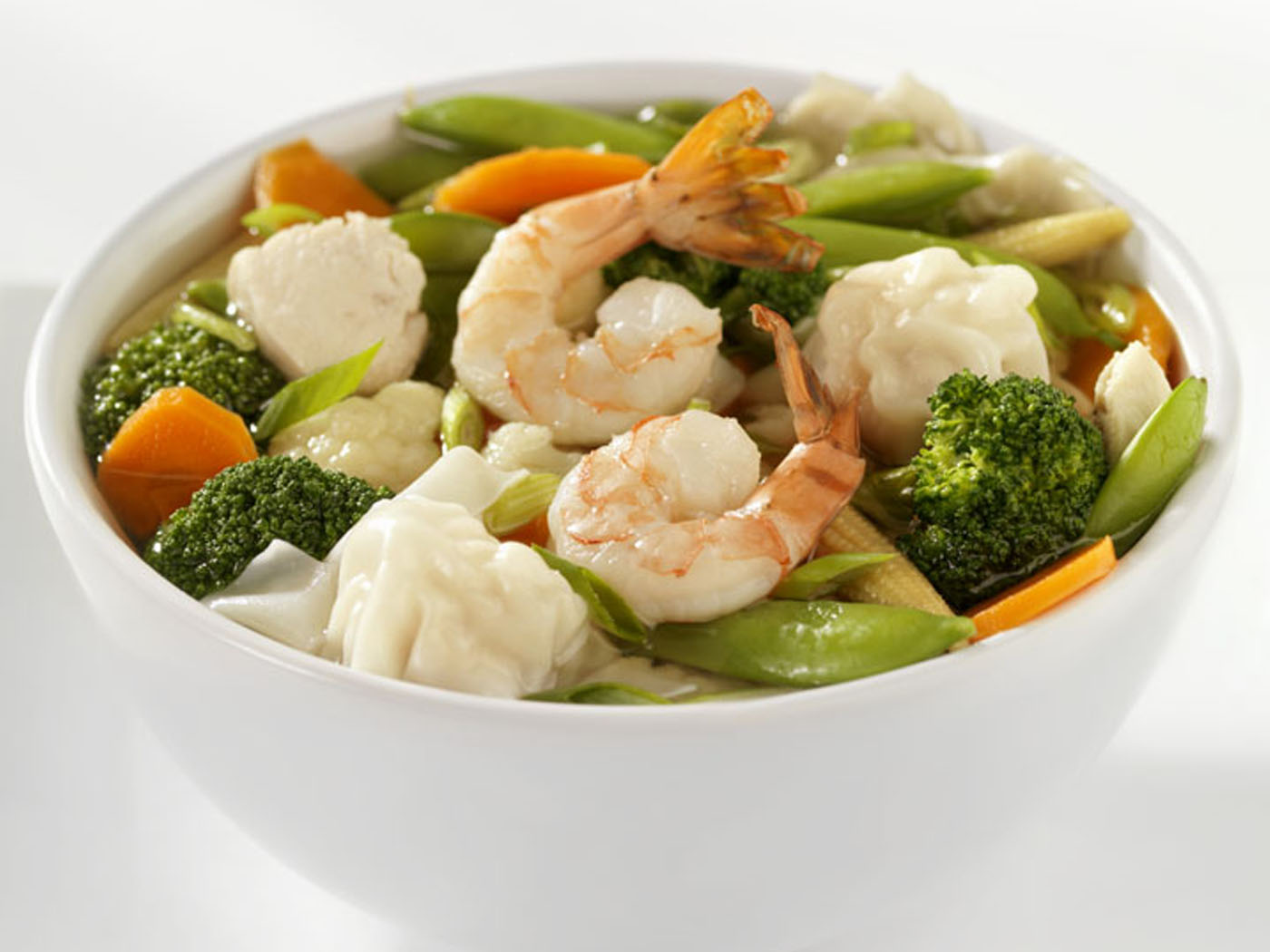 Order Wor Wonton Soup-Bowl/什锦云吞汤 (大) food online from Chef Tang store, Vista on bringmethat.com