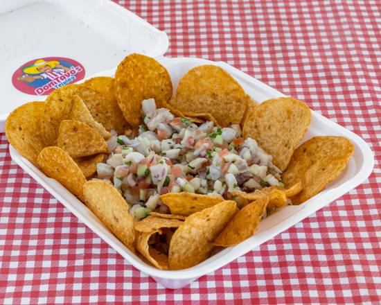 Order Tosti Ceviche food online from Don Tavo's Tejuino store, Los Angeles County on bringmethat.com