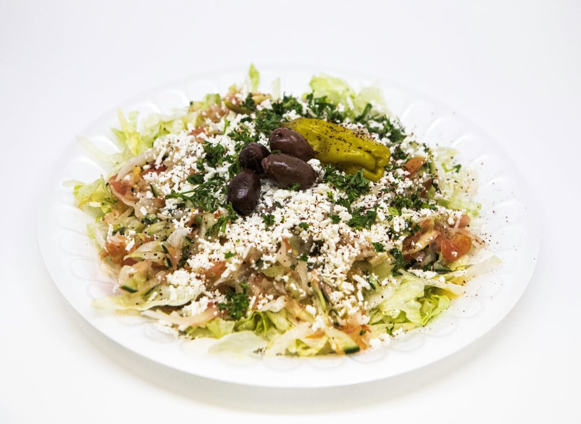 Order Greek Salad food online from Gyro Xpress store, Lynnwood on bringmethat.com