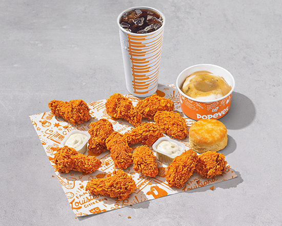 Order NEW 12Pc Ghost Pepper Wings Combo food online from Popeyes Chicken and Biscuits store, Norcross on bringmethat.com