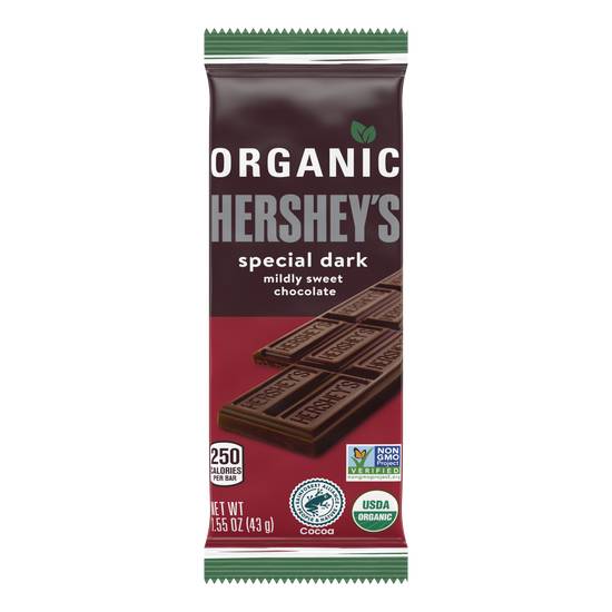 Order Hershey's Organic Dark Chocolate Bar (1.55 oz) food online from Rite Aid store, Eugene on bringmethat.com