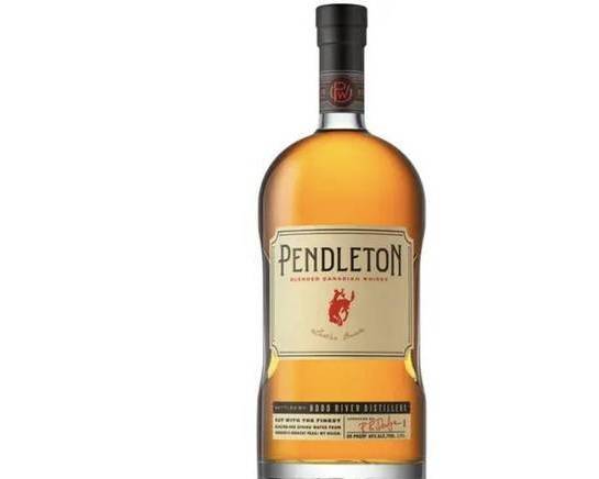 Order Pendleton, 1.75L whiskey (40.0% ABV) food online from Cold Spring Liquor store, Liberty Hill on bringmethat.com