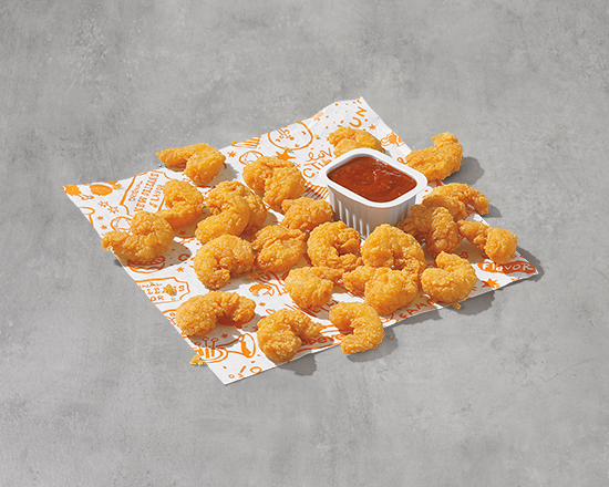 Order ¼ Pound Popcorn Shrimp* food online from Popeyes Chicken and Biscuits store, Frederick on bringmethat.com