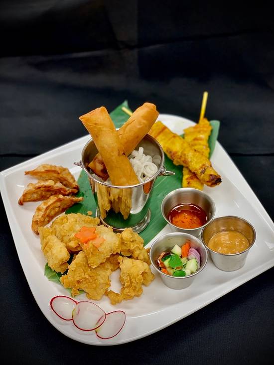 Order THAI SAMPLER food online from Srithai Kitchen store, Atlanta on bringmethat.com